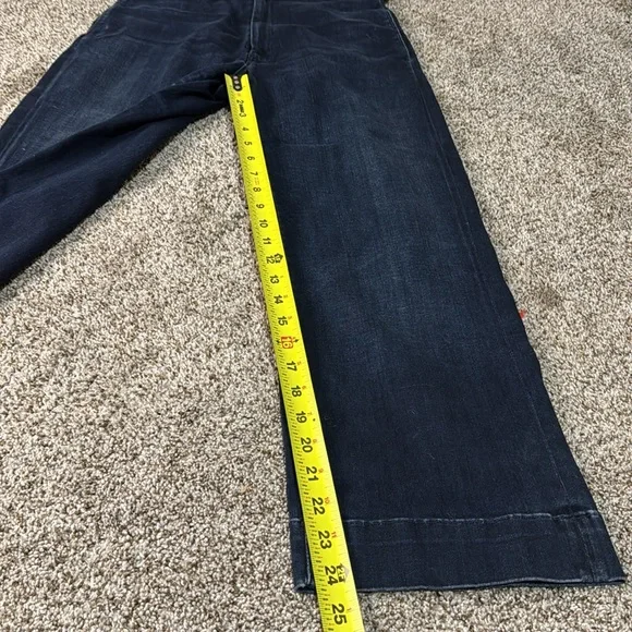 MOTHER Women's The Zipper Cinch Greaser High Waist Crop Wide Leg Jeans S… - Picture 5 of 13